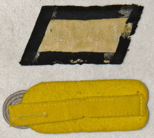 Army Obersleutnant of Signal Troops Collar Tab & Shoulder Board Set