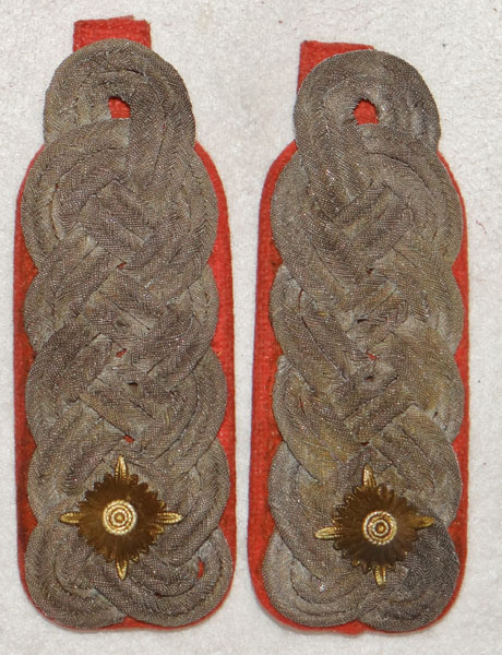 Army Obersleutnant of Panzer Troops Shoulder Boards