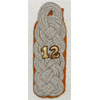 Army Bautruppe Abt. 12 Major Shoulder Board