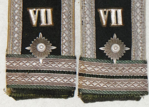 Army Infantry OFFIZIERANWARTER NCO Shoulder Board for Wehrkreis VII Munchen