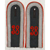 Army Artillery Unteroffizier 38th Regt. Mechanized G.H.Q Troops Shoulder Boards