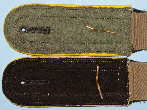 Army Signal Troops Feldwebel Shoulder Boards