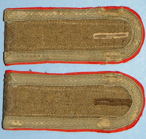 Army M44 Artillery Unteroffizier Shoulder Boards