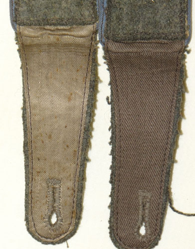 Army Transport Troops Unteroffizere Shoulder Boards