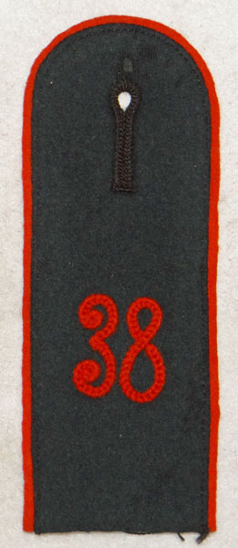 Army Artillery 38th Regt. Mechanized G.H.Q. Troops Shoulder Board Army Artillery 38th Regt. Mechanized G.H.Q. Troops Shoulder Board