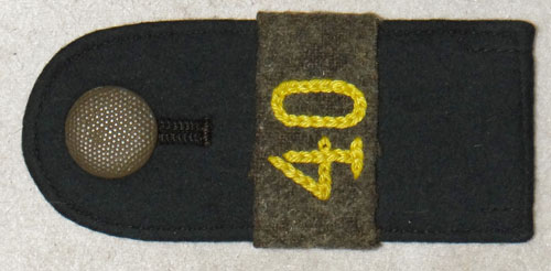 Army 40th (mot) Signal Troops G.H.Q. Troops Enlisted Shoulder Board