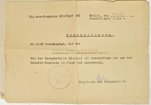 Army Soldbuch for NCO