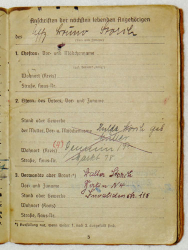 Army Soldbuch for NCO