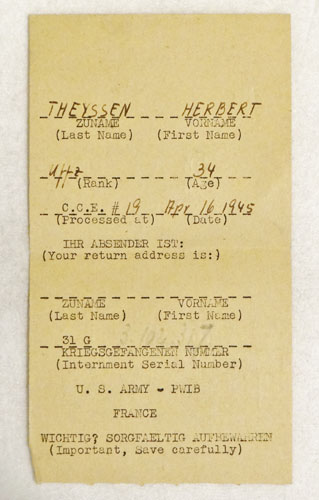 Army Soldbuch for NCO