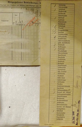 Army Soldbuch for NCO