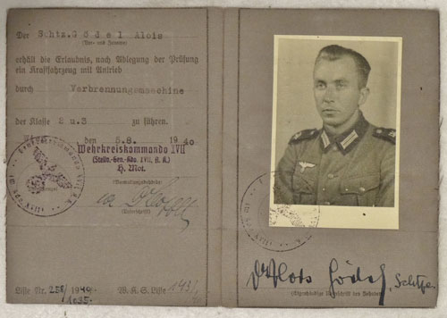 Army Armed Forces Driving Permit