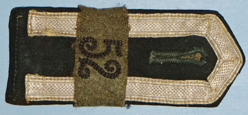 Army 52nd Pioniere Regt. Unteroffizier Shoulder Board