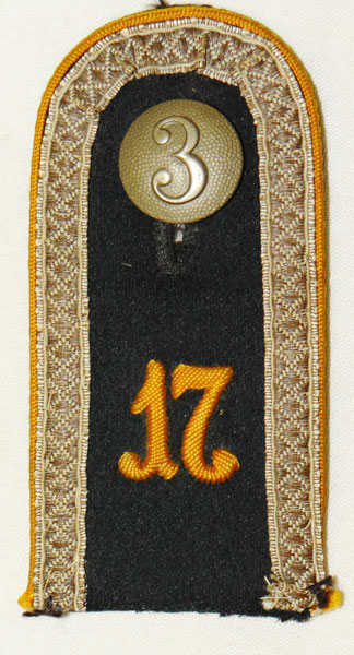 Army 17th Cavalry Regt. Unteroffizier Shoulder Board Army 17th Cavalry Regt. Unteroffizier Shoulder Board