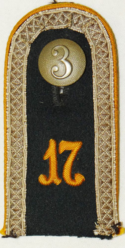 Army 17th Cavalry Regt. Unteroffizier Shoulder Board