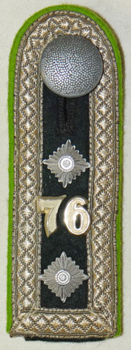 Army 76th Panzer Grenadier Regt. 20th Panzer Grenadier Div. Oberfeldwebel Shoulder Board