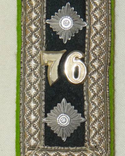 Army 76th Panzer Grenadier Regt. 20th Panzer Grenadier Div. Oberfeldwebel Shoulder Board