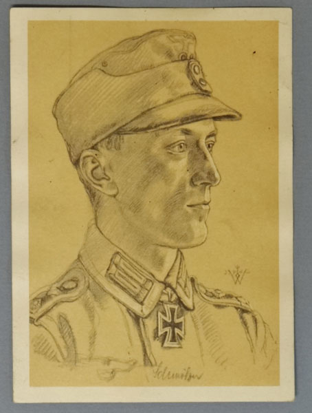 Wolfgang Willrich Drawing of "Oberwachtmeister Schmolzer"