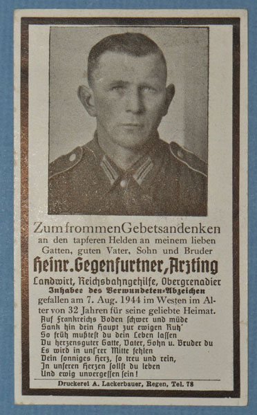 Army Enlisted Man Remembrance Card Army Enlisted Man Remembrance Card