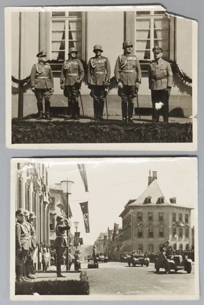 Two Photos of three Army Generals Two Photos of three Army Generals