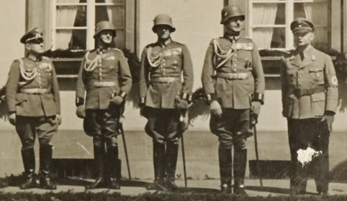 Two Photos of three Army Generals