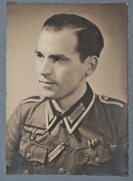 Signed and Dated 44 Photo of Army Unteroffizier Signed and Dated 44 Photo of Army Unteroffizier