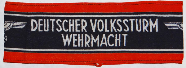 Deutscher Volkssturm Wehrmacht Armband