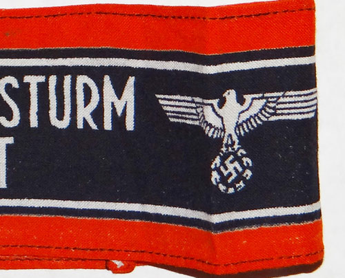 Deutscher Volkssturm Wehrmacht Armband
