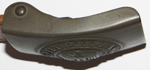 Army NCO/EM Buckle with Leather Tab