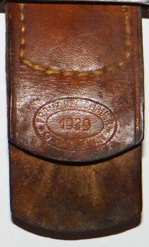 Luftwaffe NCO/EM Buckle with Leather Tab