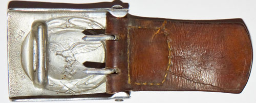 Luftwaffe NCO/EM Buckle with Leather Tab