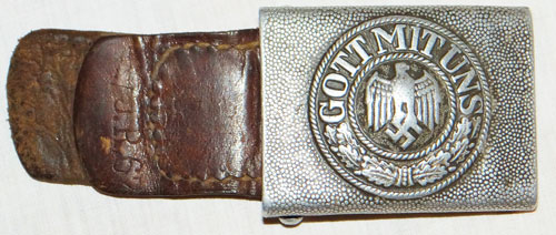 Army NCO/EM Unit Marked Belt Buckle