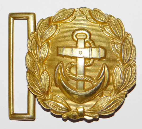 Kriegsmarine Line Officer Buckle for Dress Brocade Belt