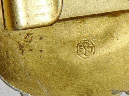 Kriegsmarine Line Officer Buckle for Dress Brocade Belt