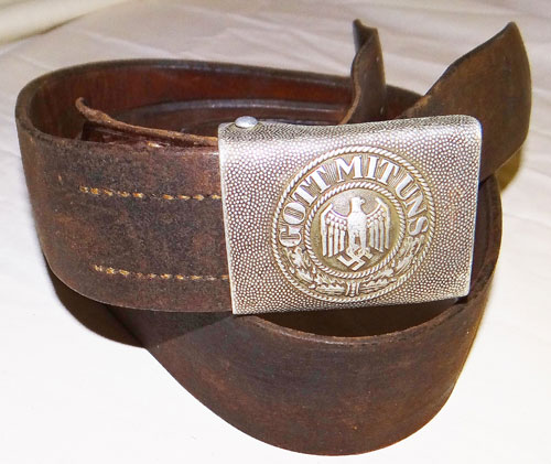 Unit Marked Army NCO/EM Belt & Buckle