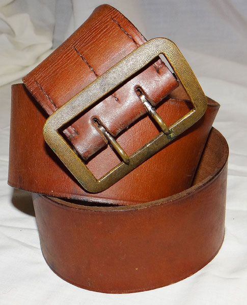 Army Generals Brown Leather Belt