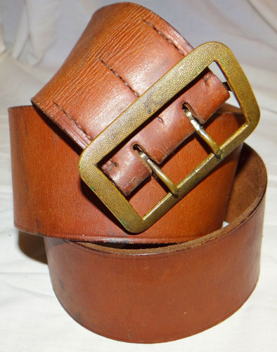 Army Generals Brown Leather Belt