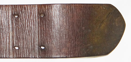 Luftwaffe Officers Brown Leather Belt with Open Claw Buckle
