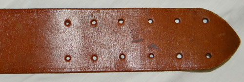Luftwaffe / Army Officers Brown Leather Belt with Open Claw Buckle