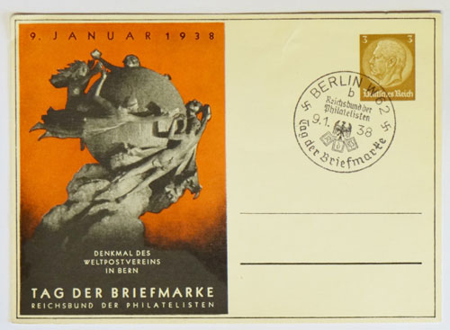 1938 "Tag Der Briefmarke" Post Card