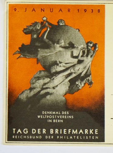 1938 "Tag Der Briefmarke" Post Card