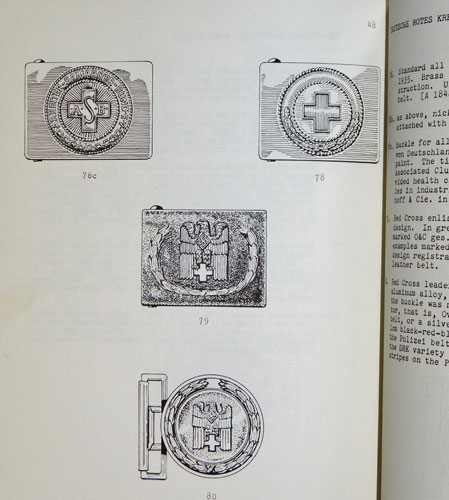 "BOOK" 1974 1st Edition "German Belt Buckles 1919-1945"