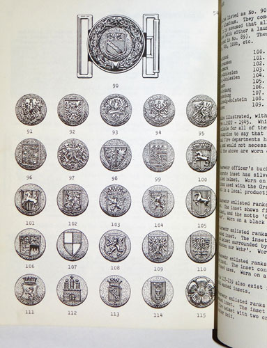 "BOOK" 1974 1st Edition "German Belt Buckles 1919-1945"