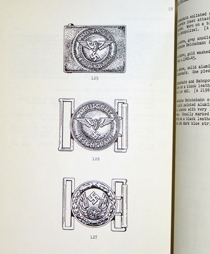 "BOOK" 1974 1st Edition "German Belt Buckles 1919-1945"