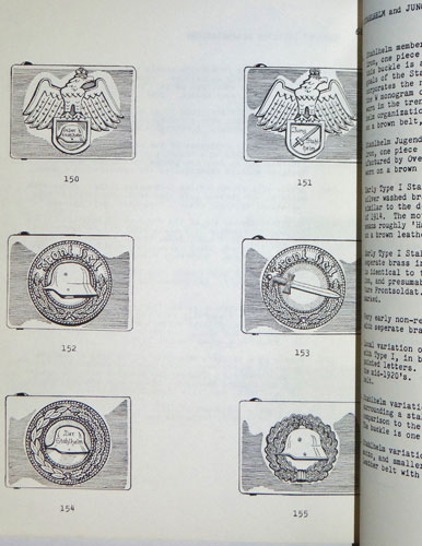 "BOOK" 1974 1st Edition "German Belt Buckles 1919-1945"