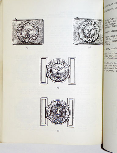 "BOOK" 1974 1st Edition "German Belt Buckles 1919-1945"