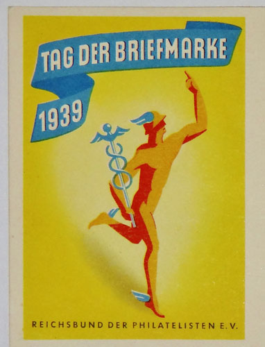 "TWO" Different 1939 "Tag Der Briefmarke" Post Cards