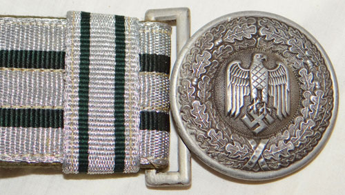 Army Officers Dress Brocade Belt & Buckle