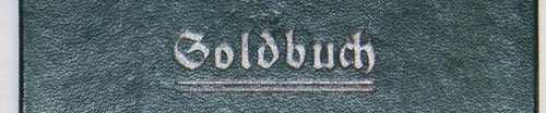 German WW II "SOLDBUCH" Holder