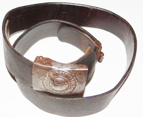 WW I German NCO/EM Belt & Buckle