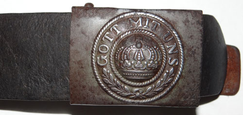 WW I German NCO/EM Belt & Buckle
